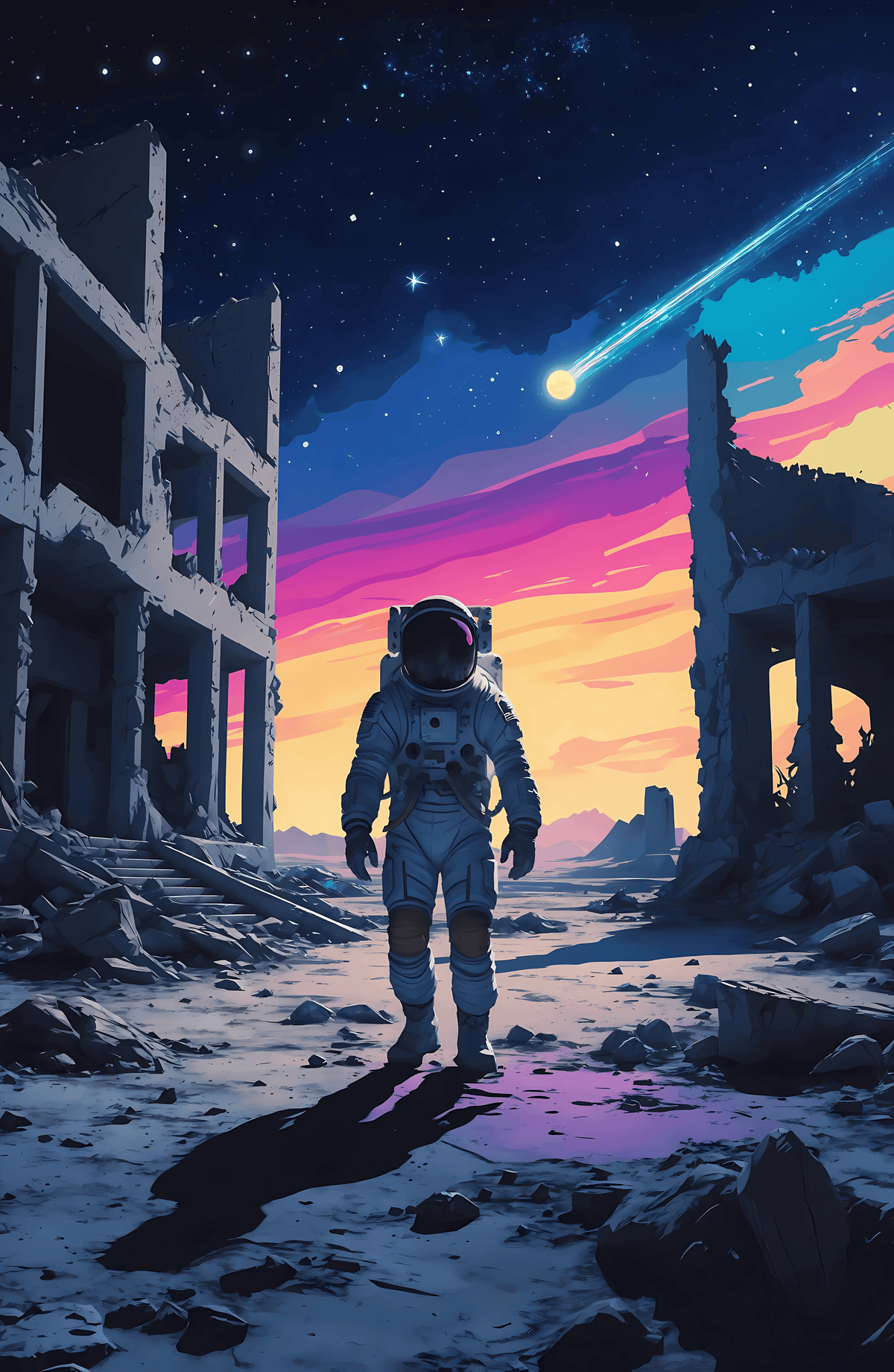 Abandoned Lunar Colony
