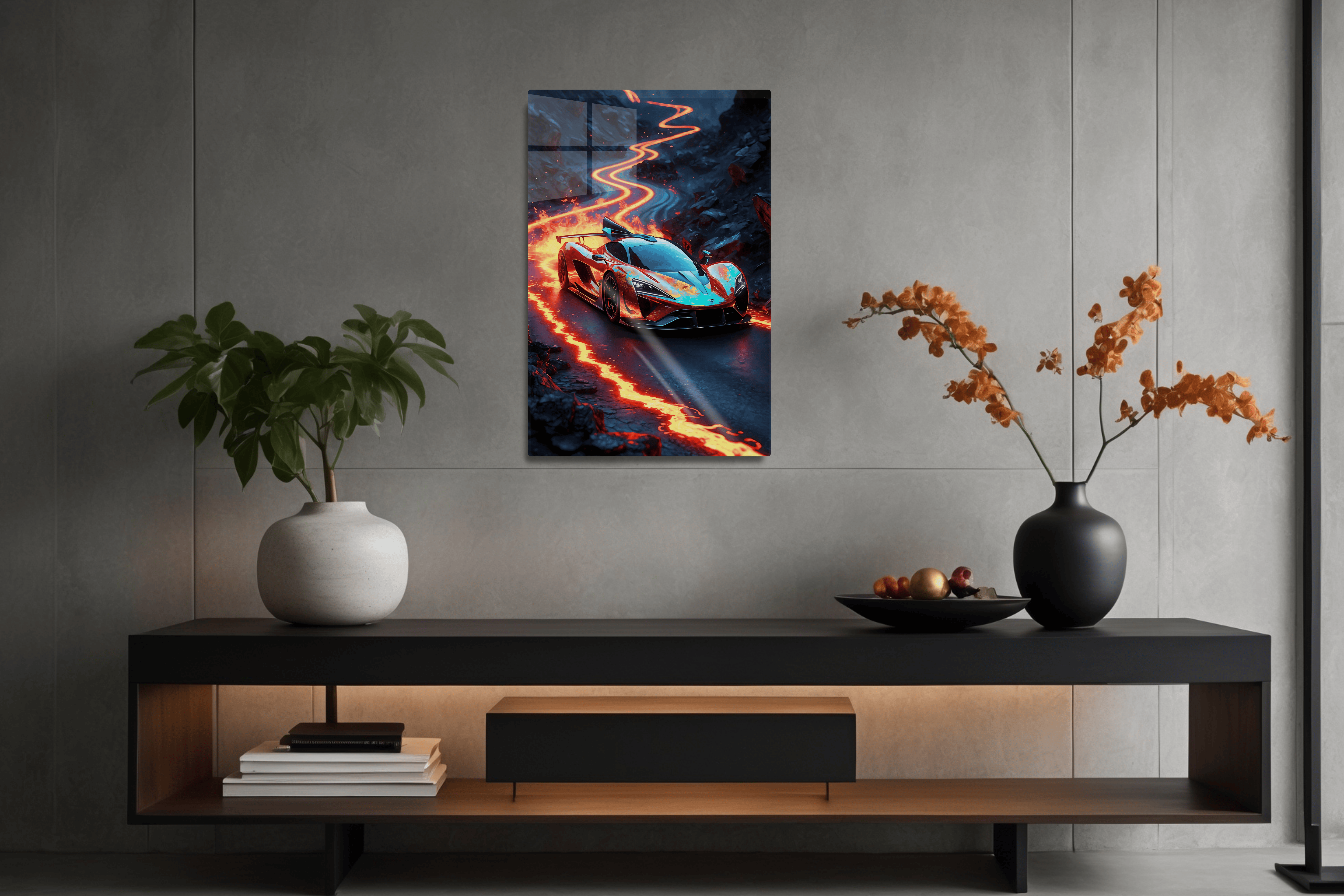 Lava Road Supercar Chase