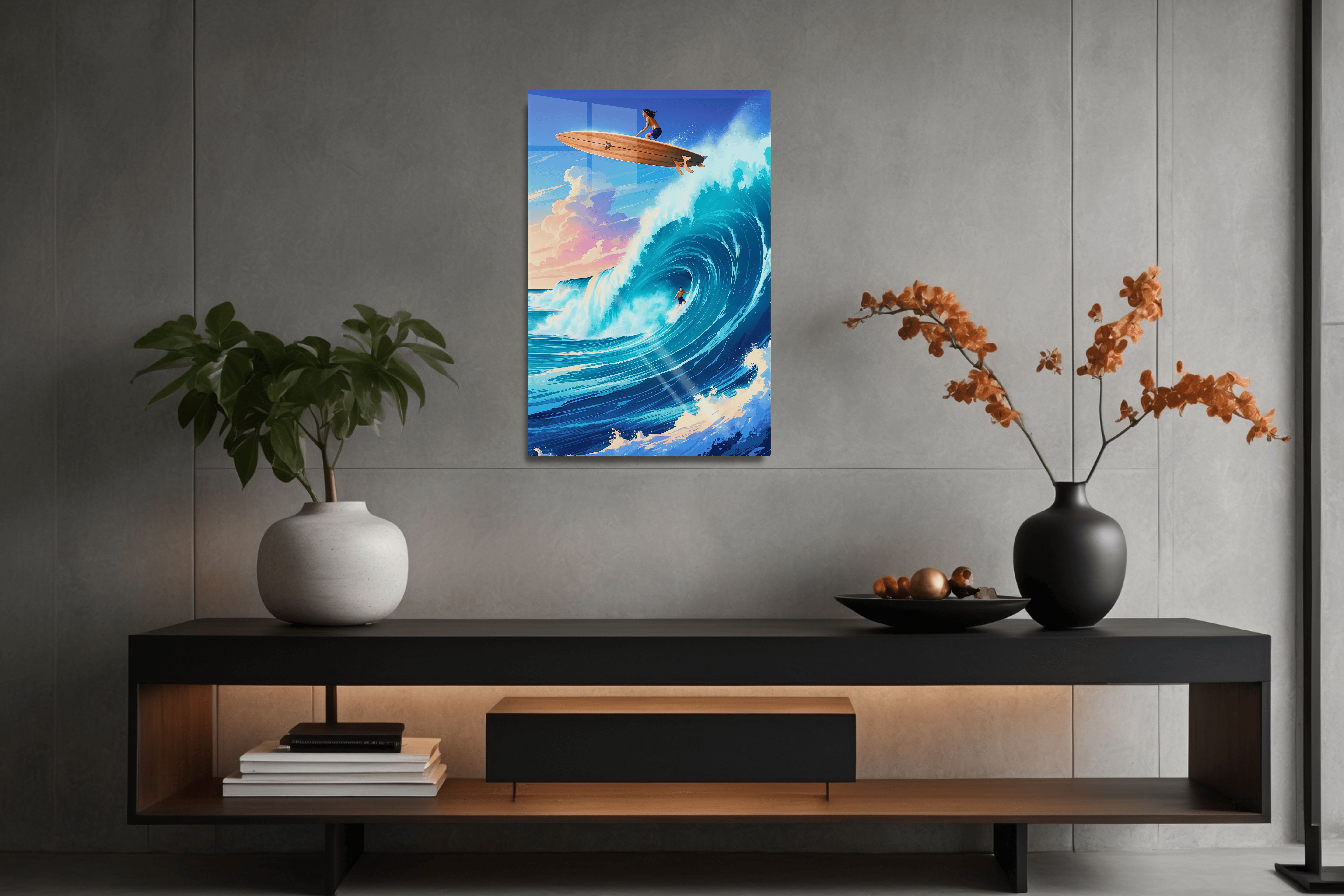 Surfing Massive Wave