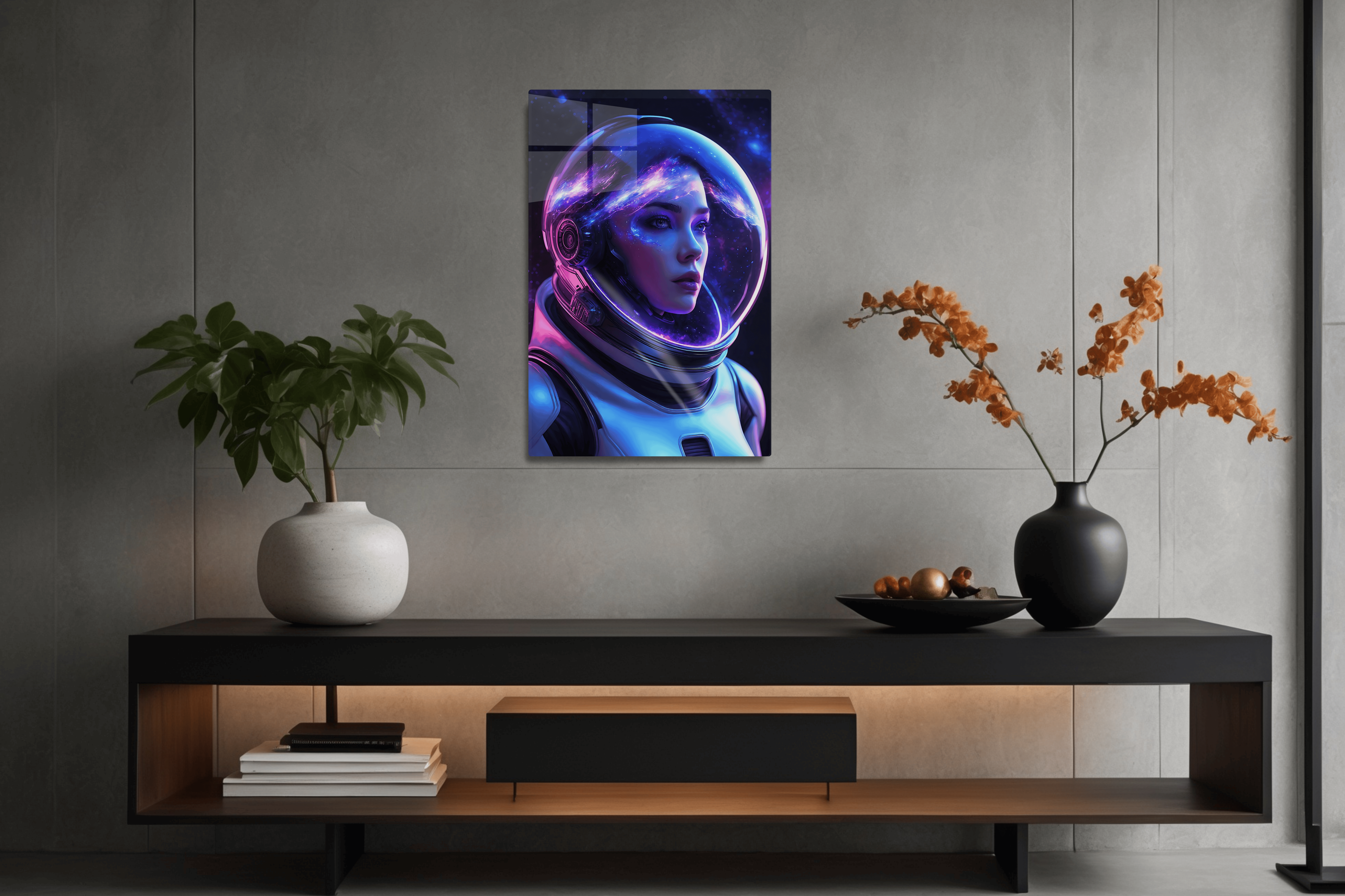 Cosmic Astronaut Portrait