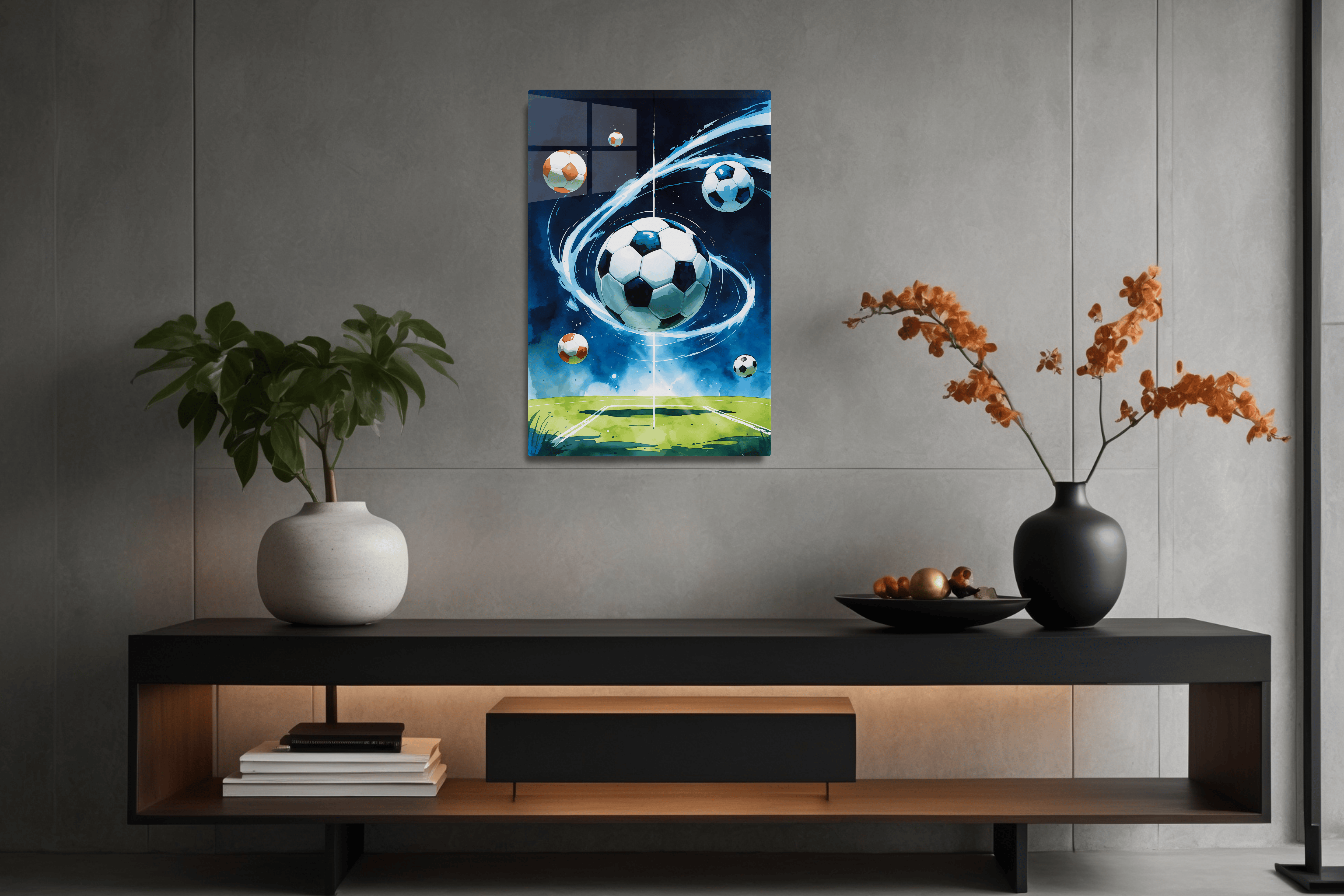 Soccer Ball Watercolor