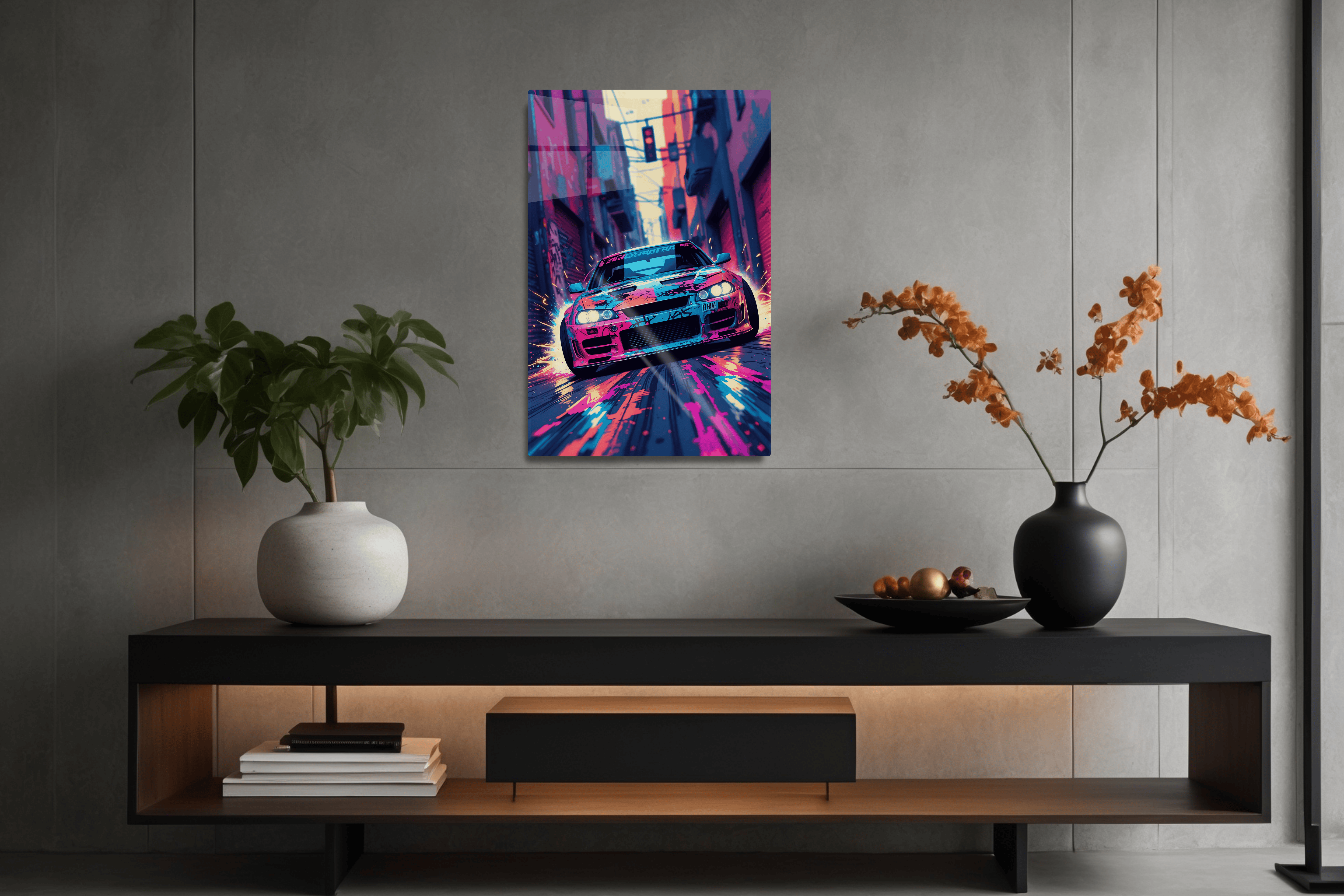 Spray Painted Drift Car