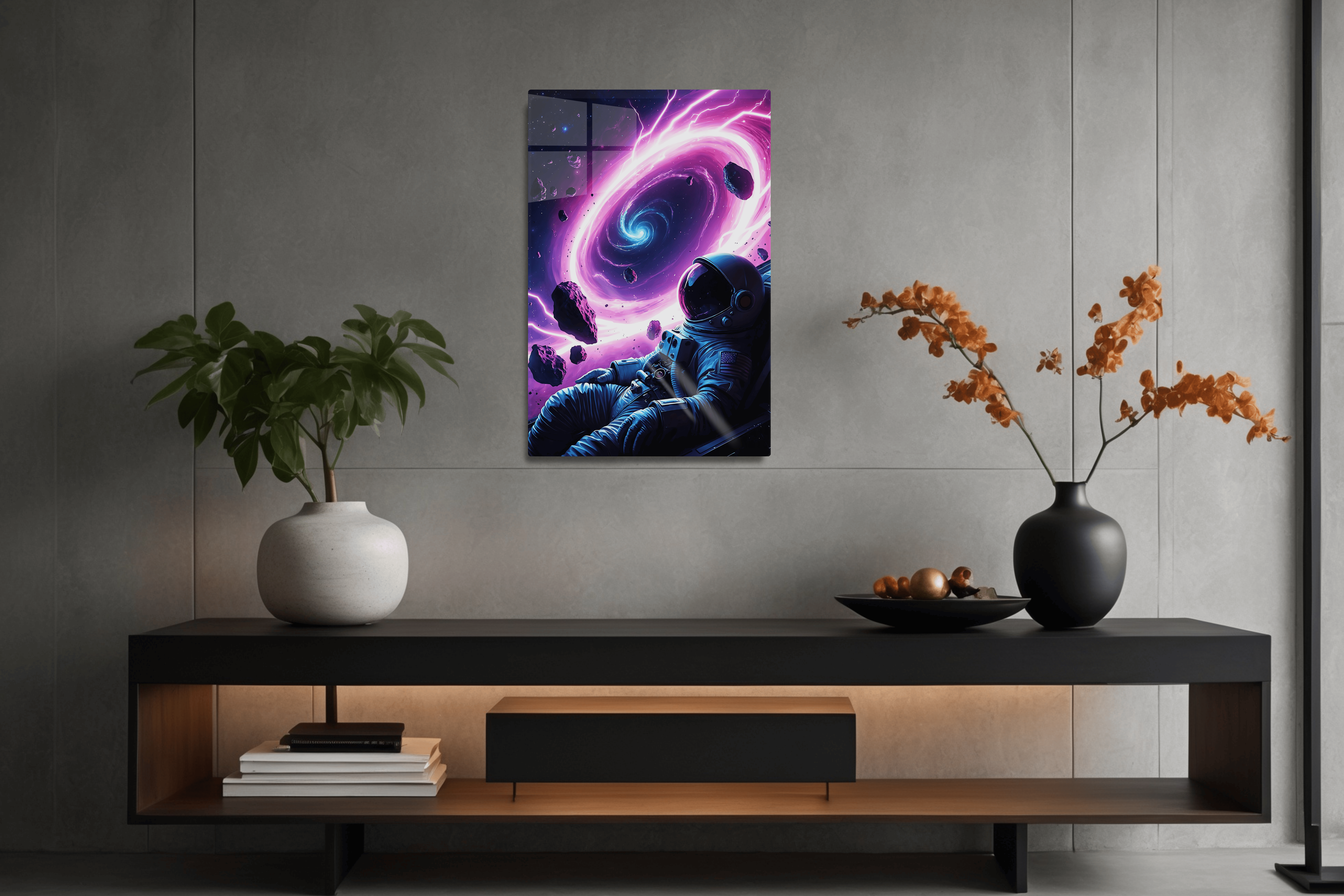 The Astronaut and Cosmic Storm