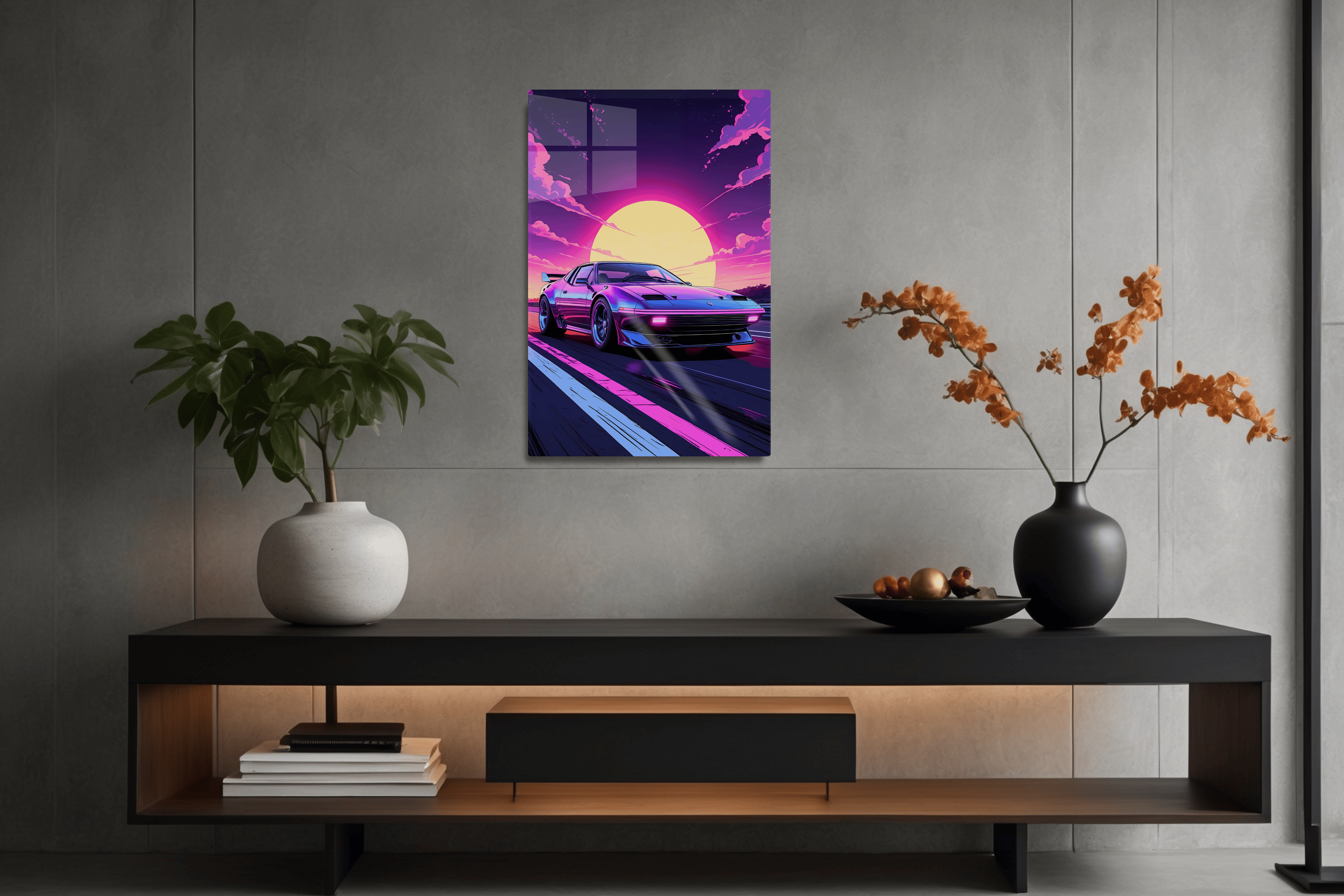Retro Futuristic Car