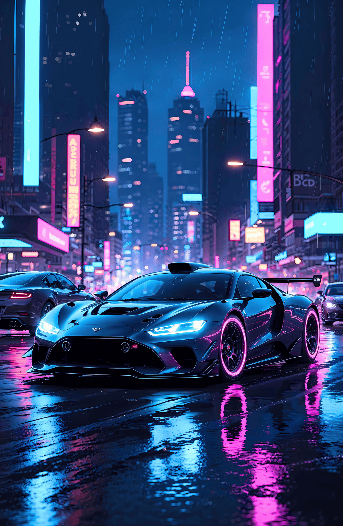 Cyberpunk Street Racer