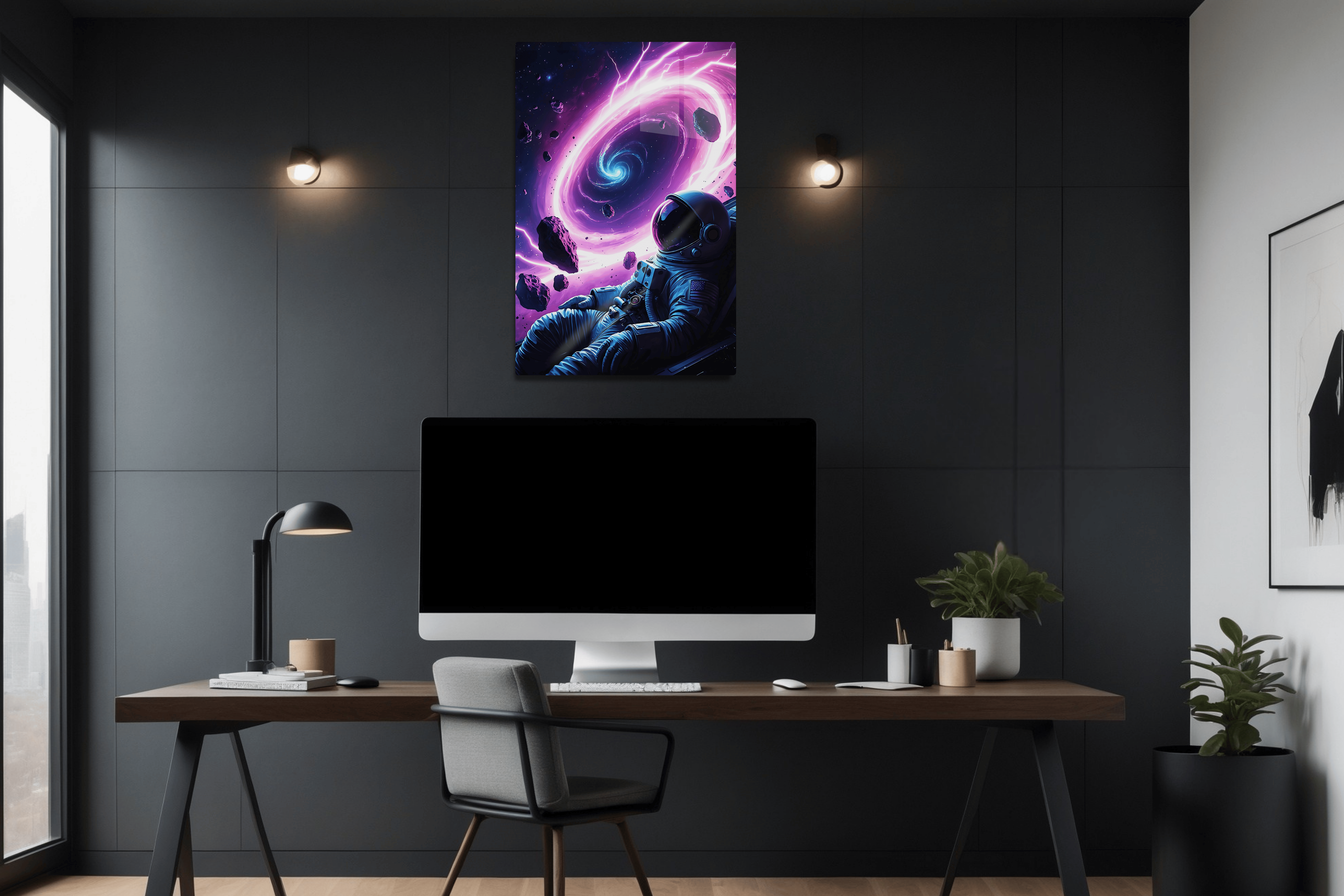 The Astronaut and Cosmic Storm