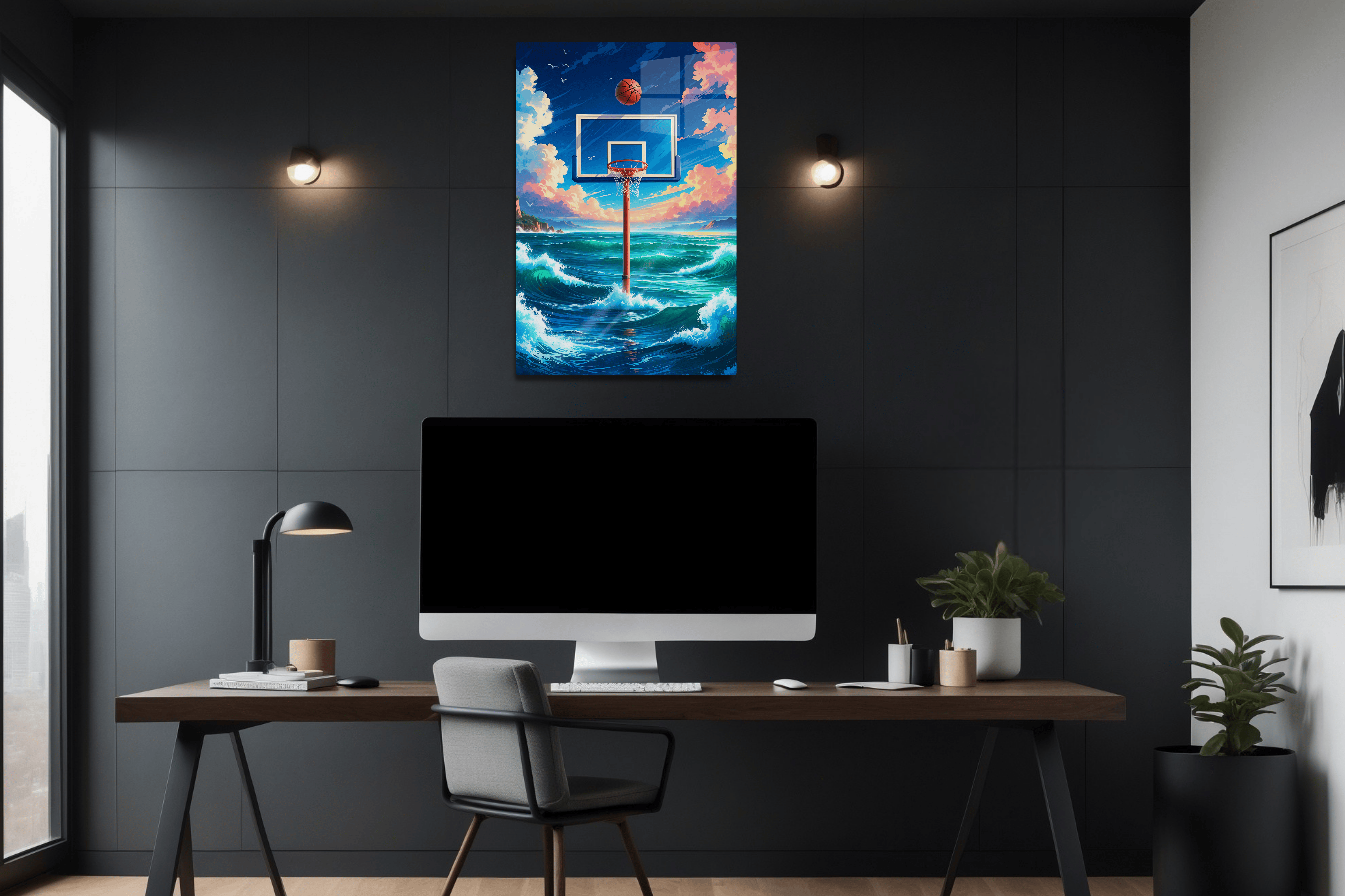 Ocean Basketball Hoop