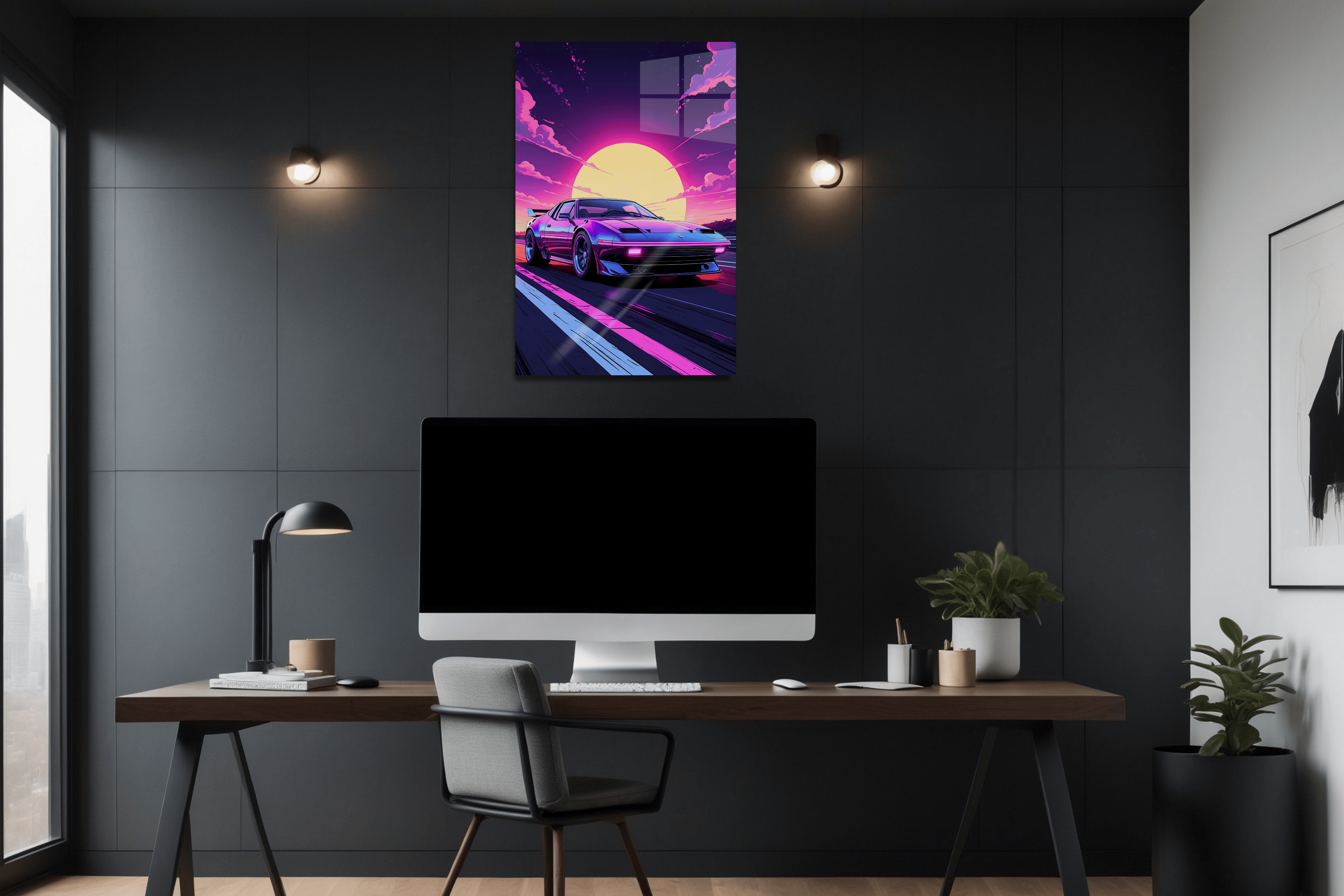 Retro Futuristic Car