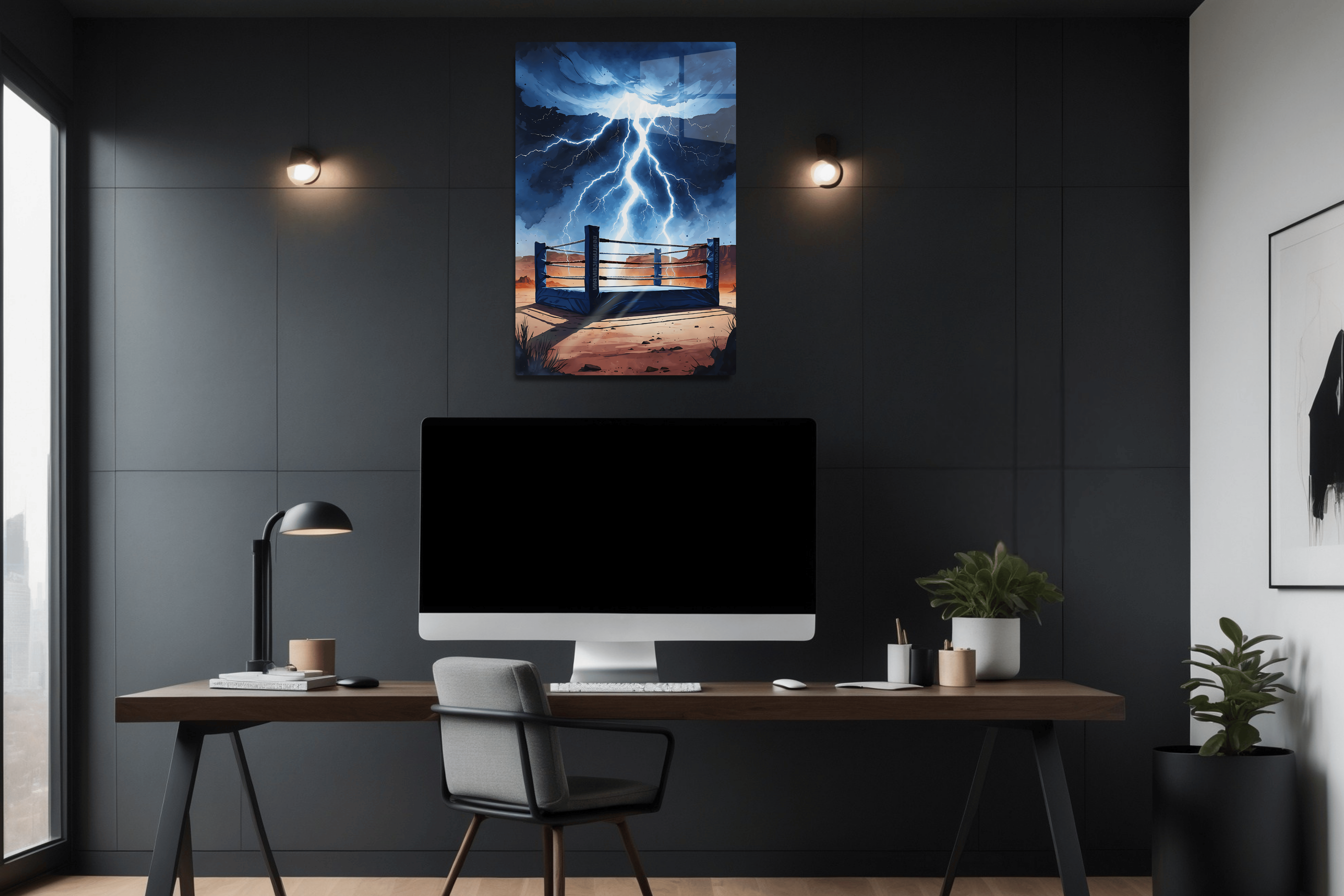 Lighting Boxing Ring