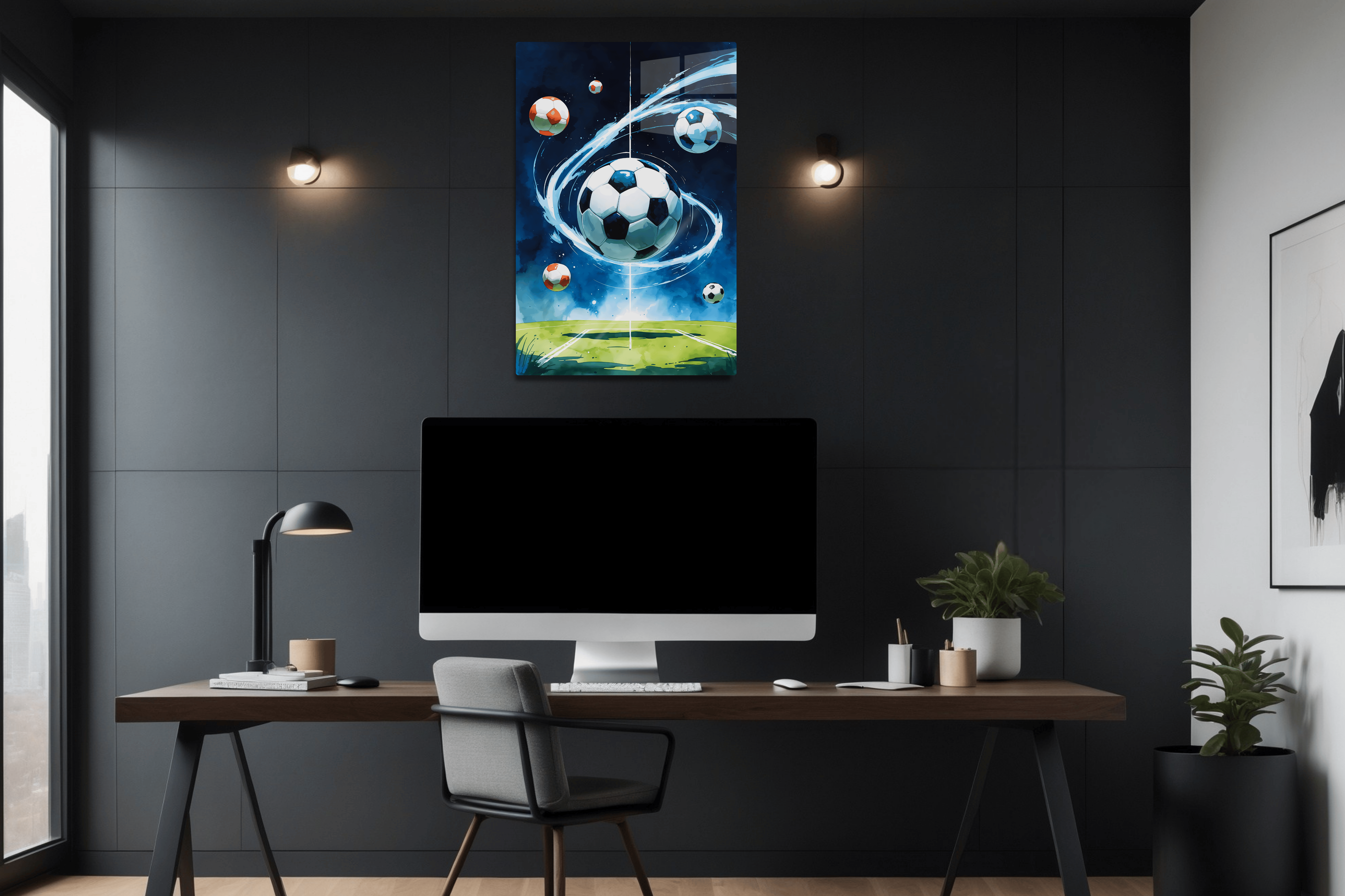 Soccer Ball Watercolor