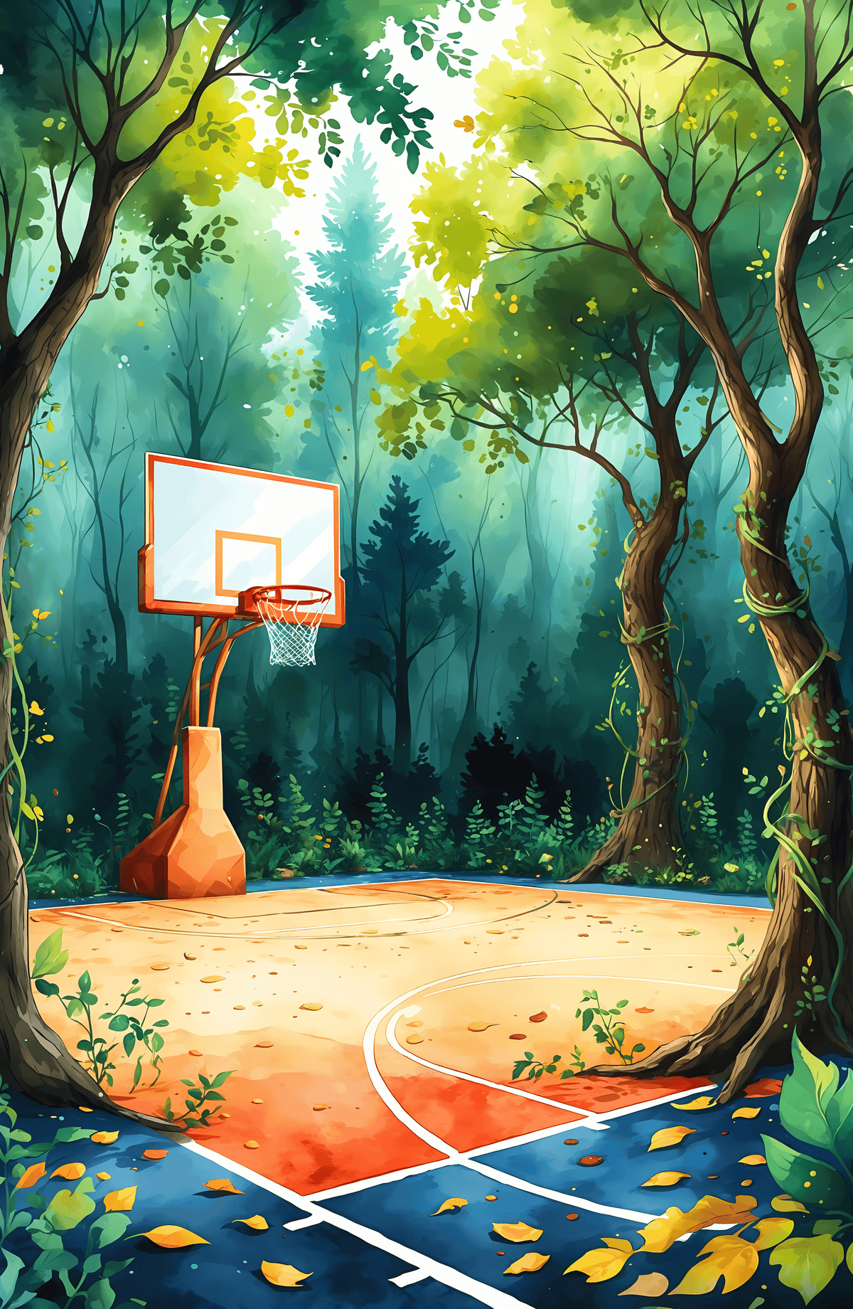 Forest Basketball Court