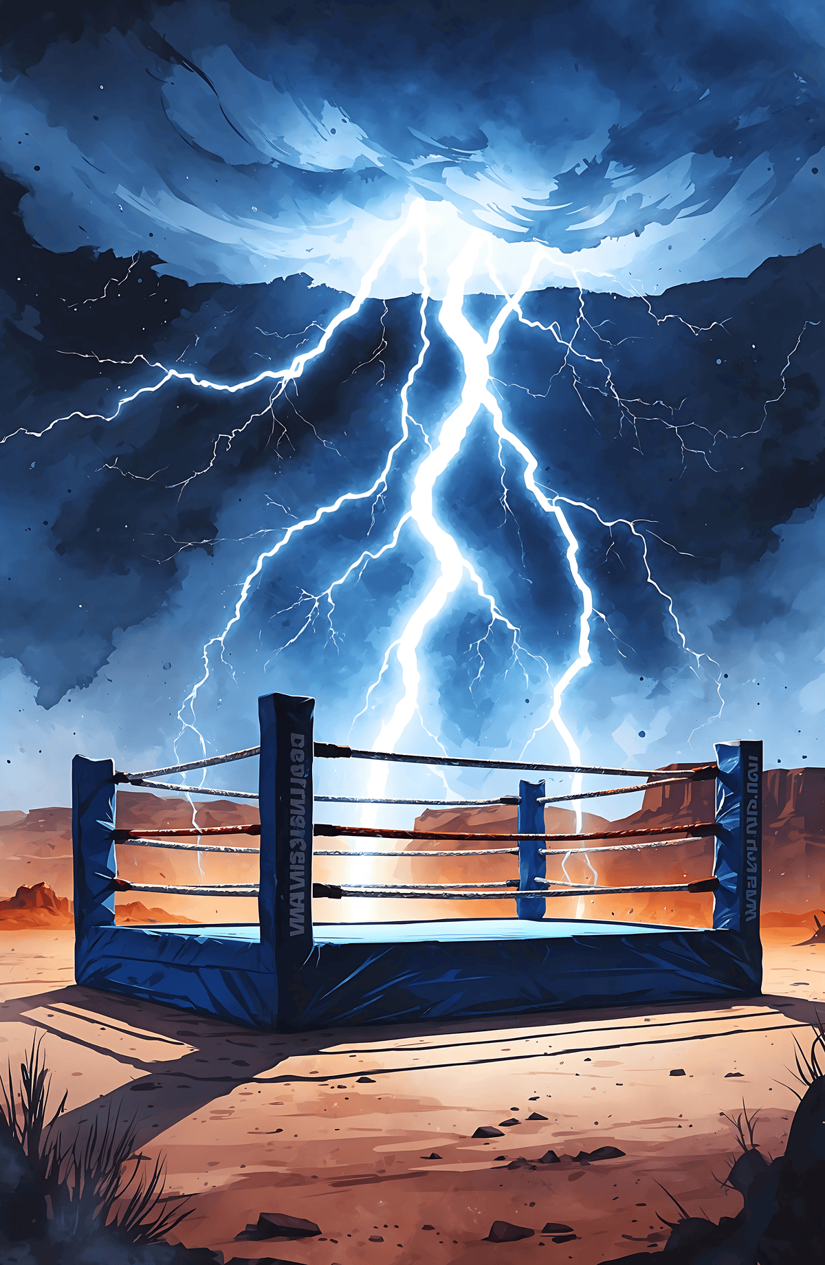 Lighting Boxing Ring