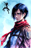Mikasa Ackerman Watercolor