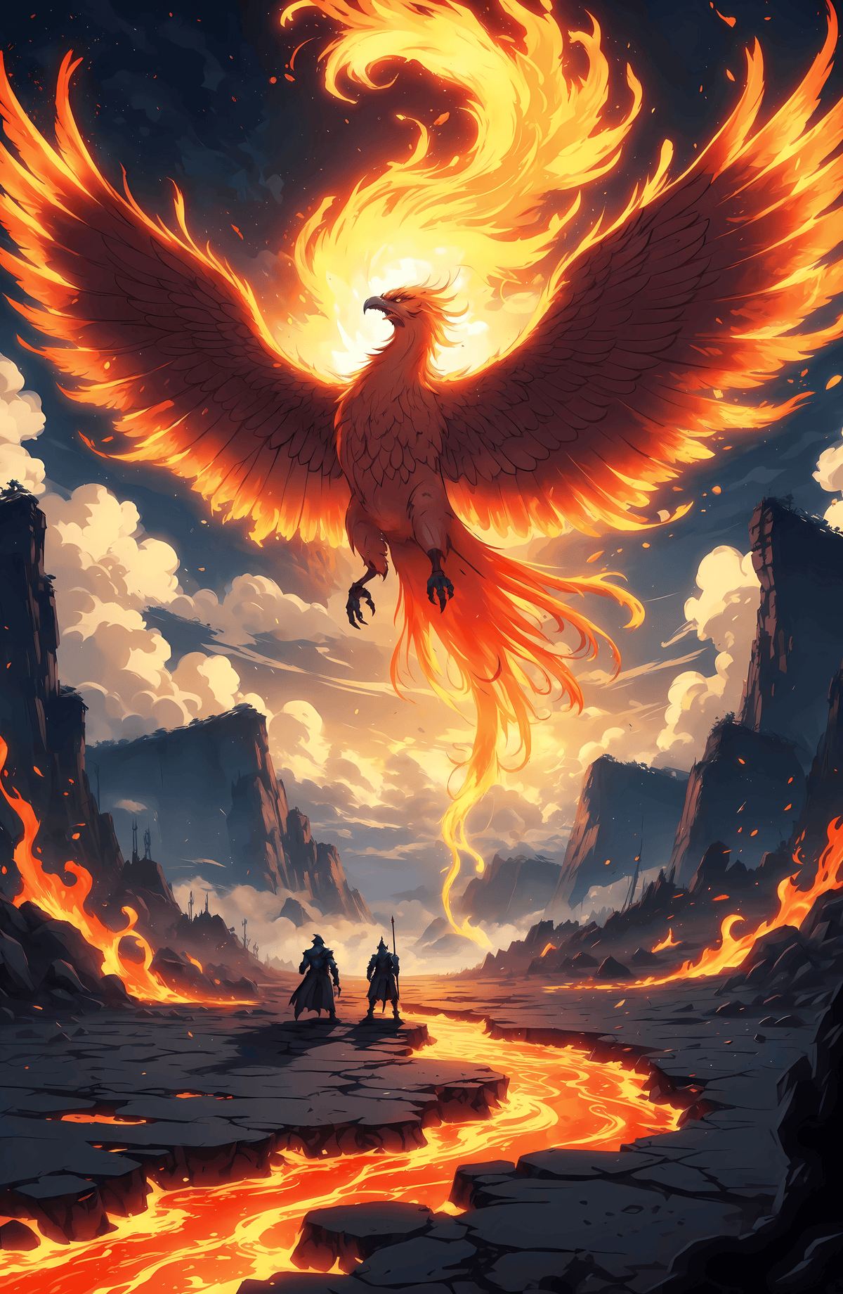 Mythical Phoenix Ascends