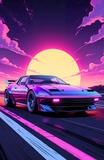 Retro Futuristic Car