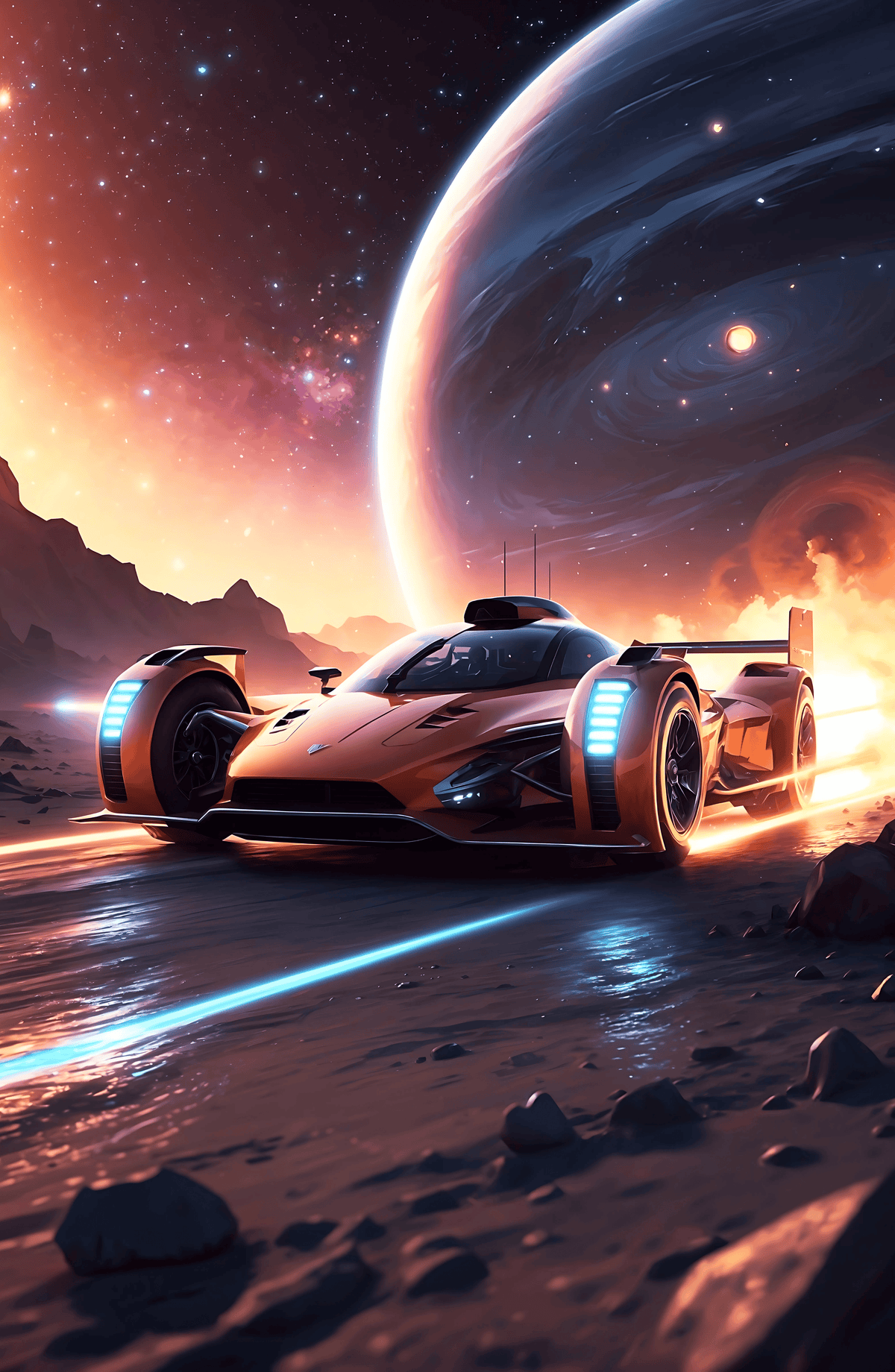 Sci-fi Racing Car