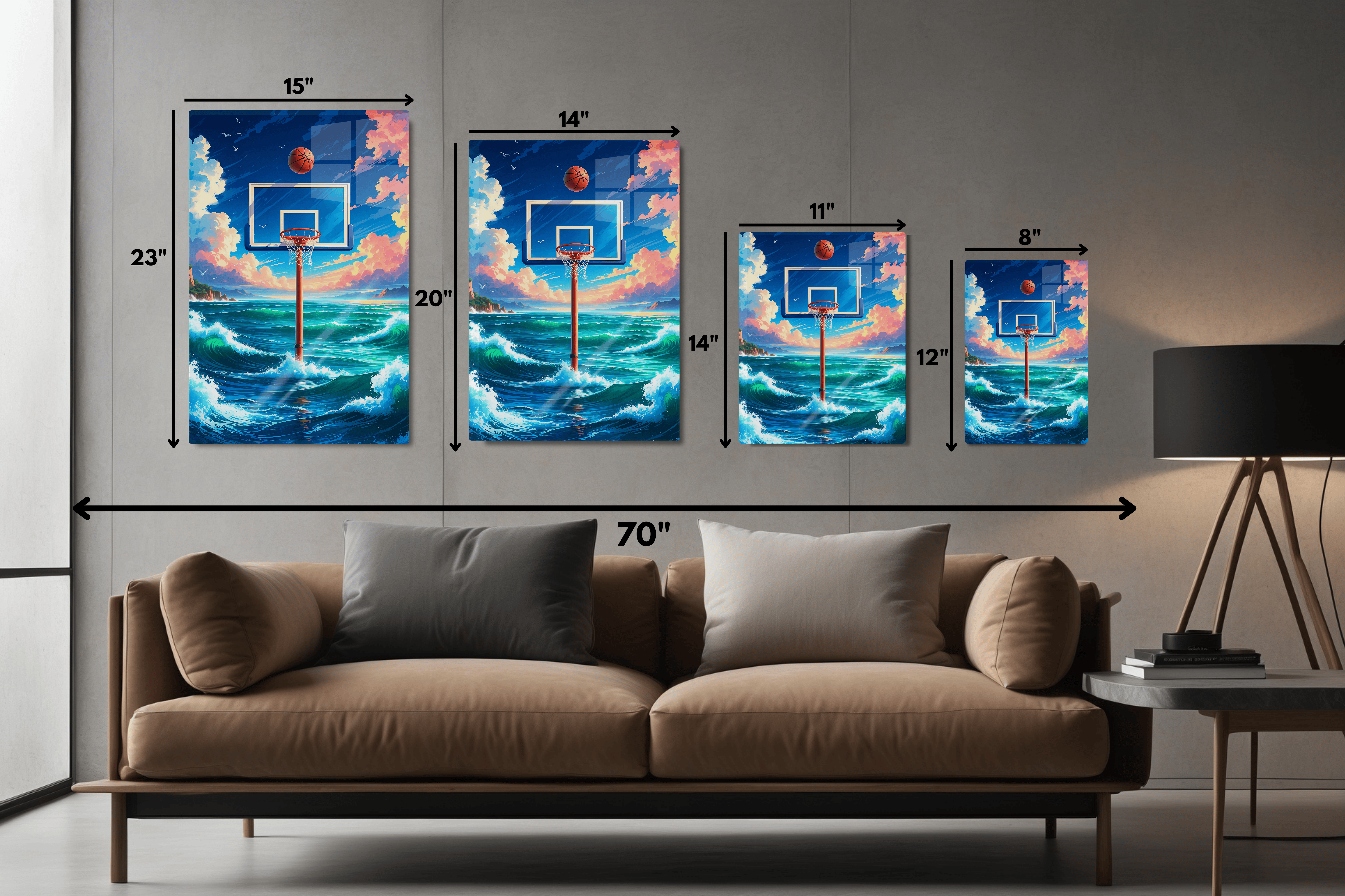 Ocean Basketball Hoop
