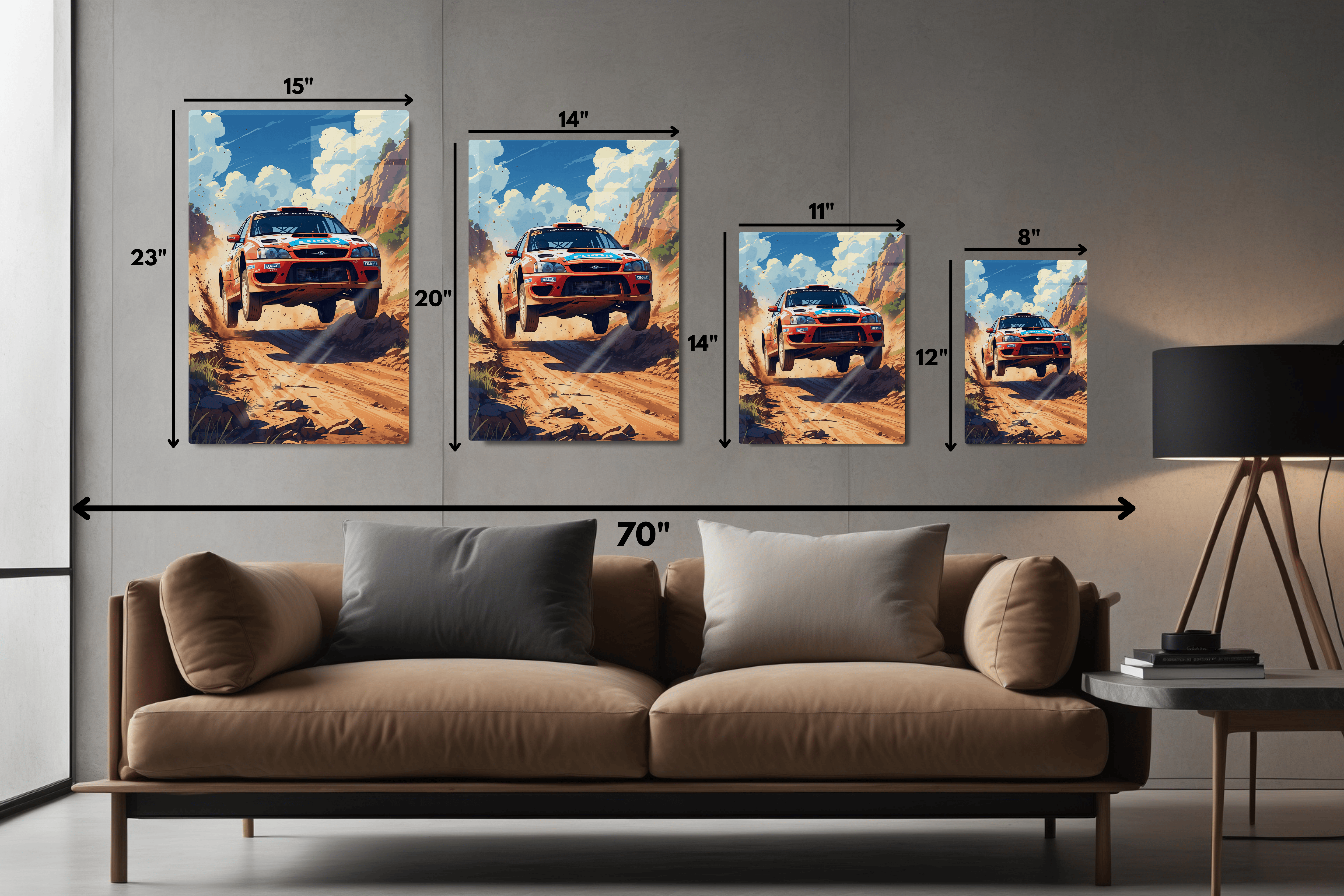 Rally Car Mid-Air