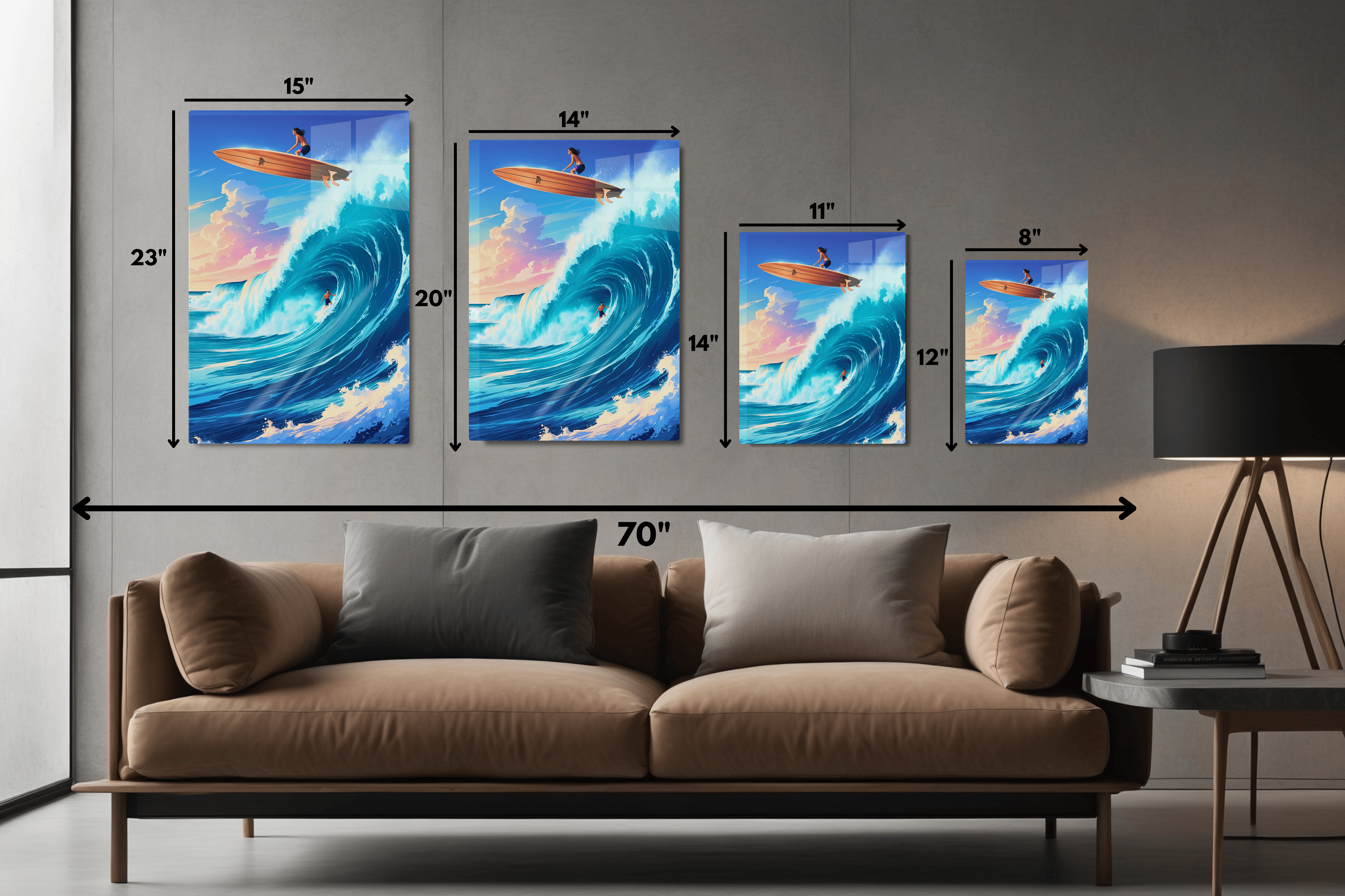 Surfing Massive Wave