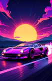 Synthwave Speed Car