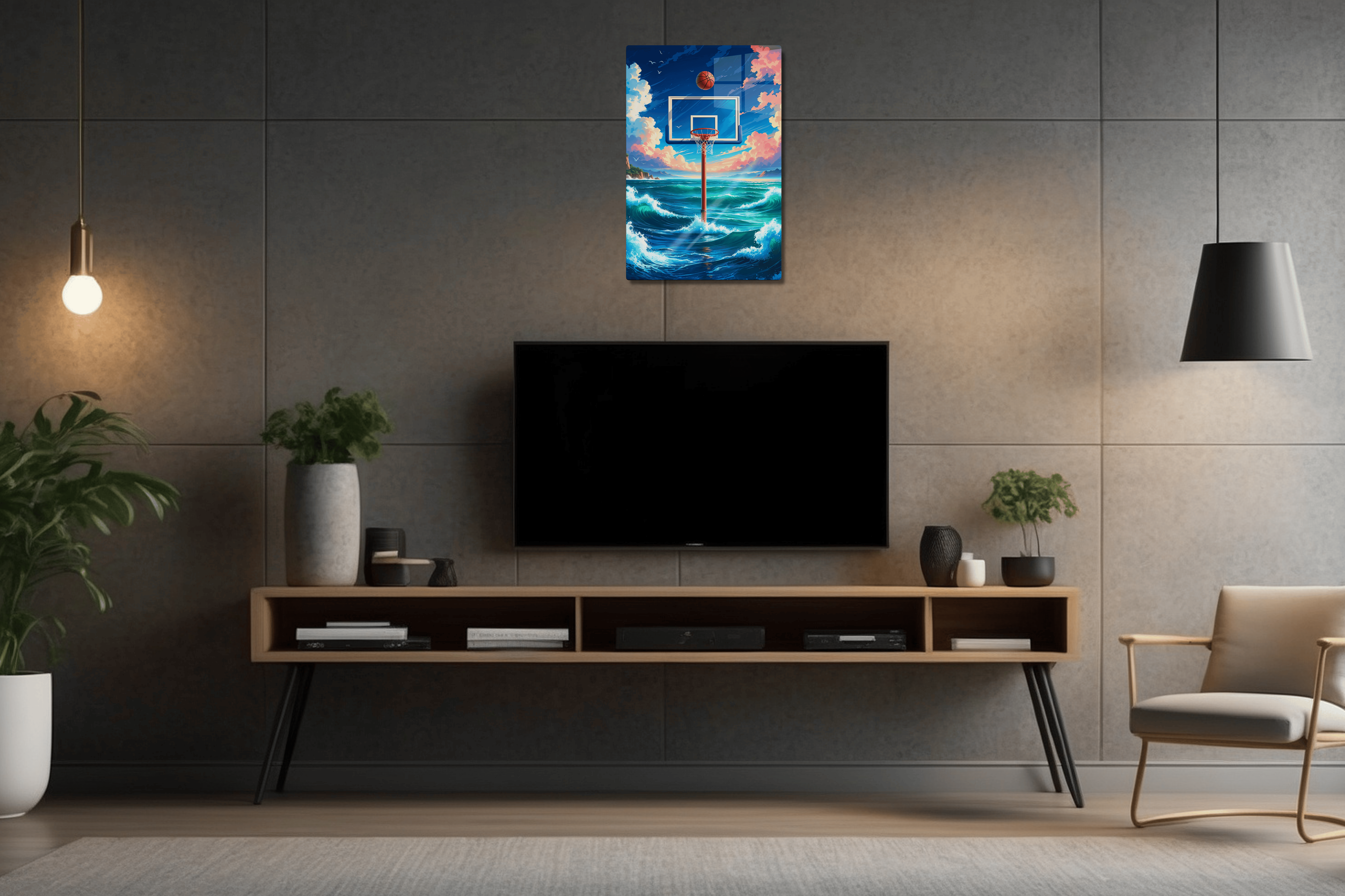 Ocean Basketball Hoop