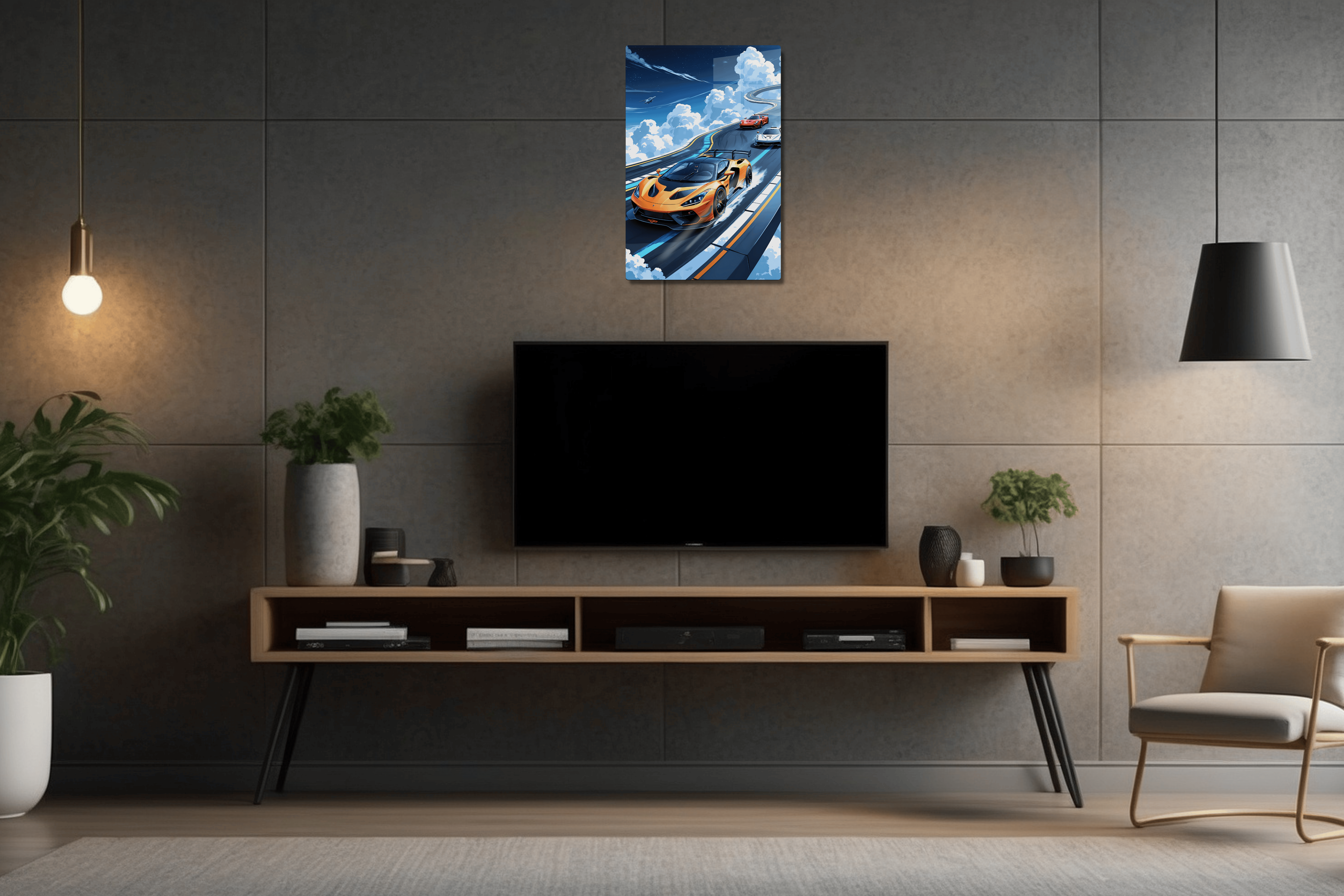 Racing on a Floating Track