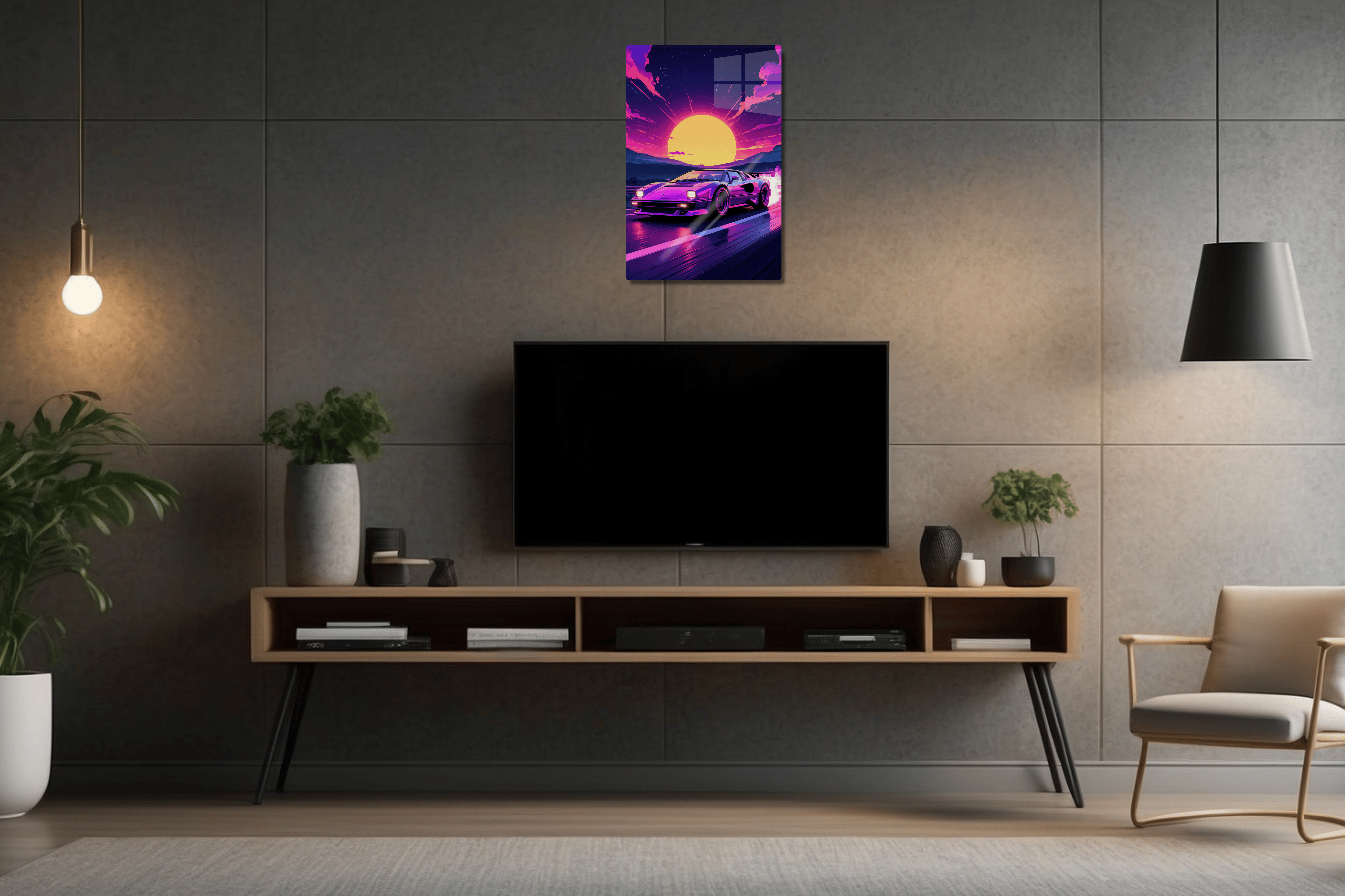 Synthwave Speed Car