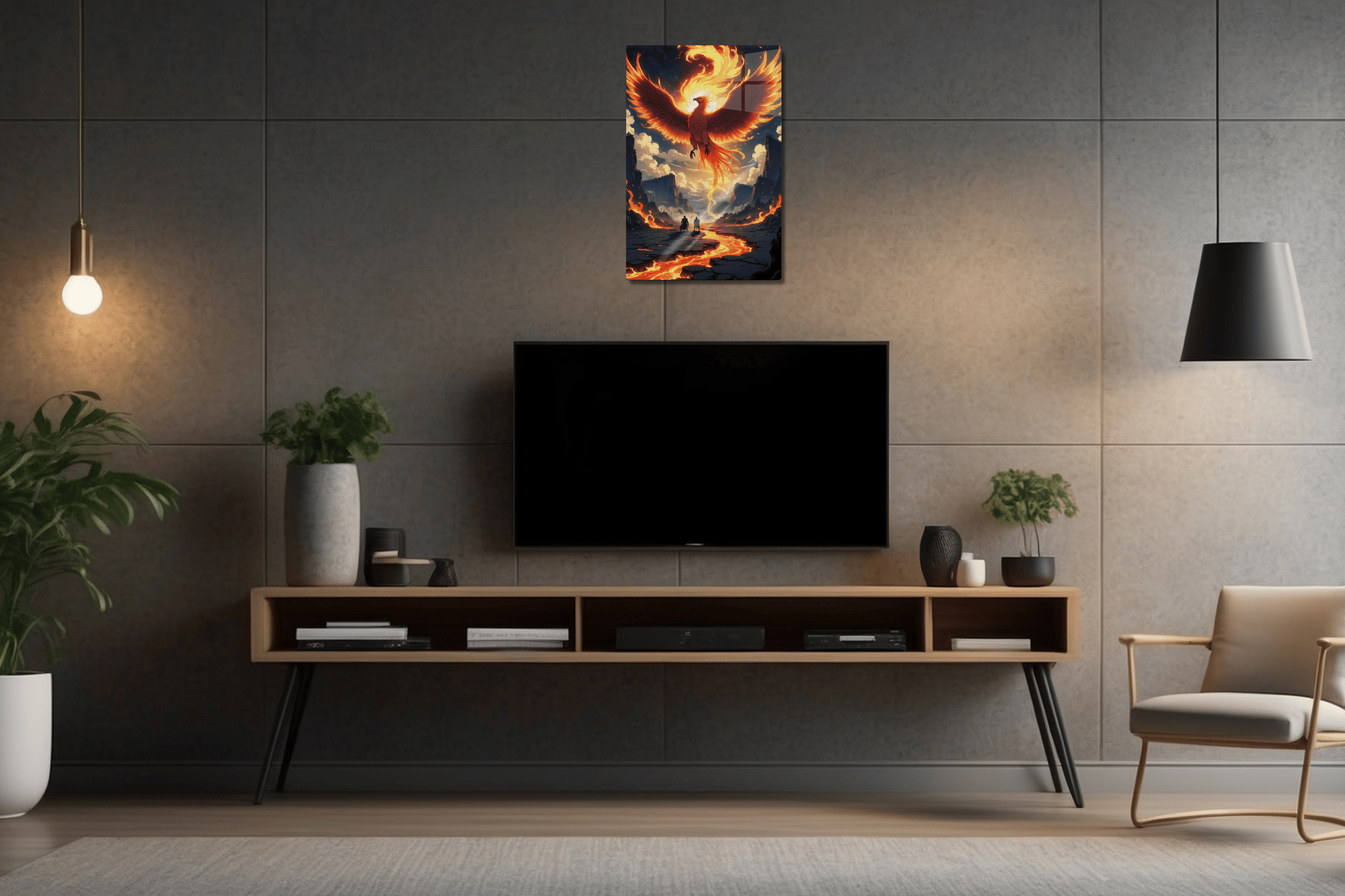 Mythical Phoenix Ascends