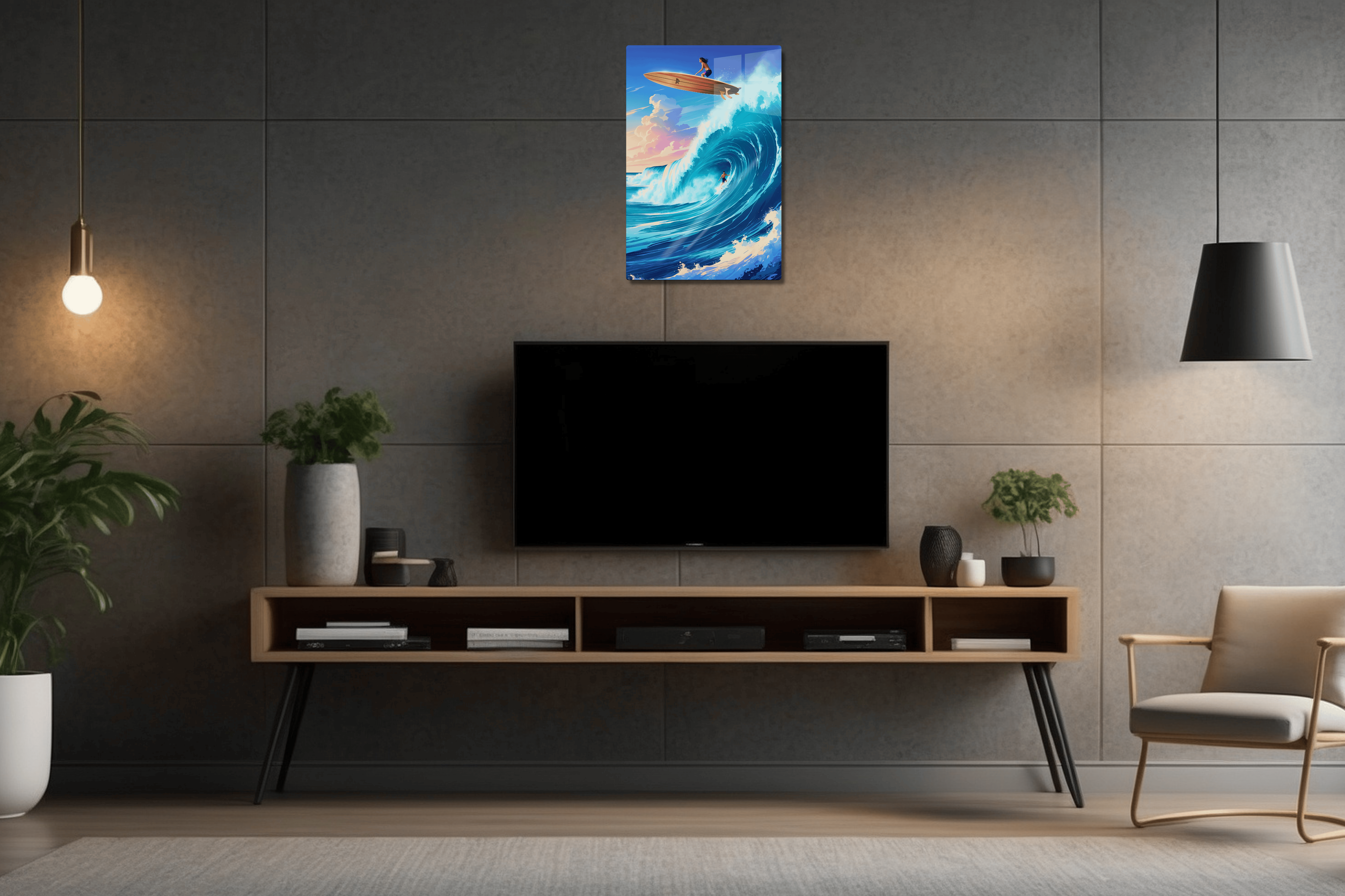 Surfing Massive Wave