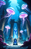 Underwater Ancient Throne